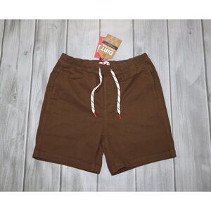 NEW Topo Designs Dirt Shorts Men’s L Organic Cotton Drawstrings Desert Palm